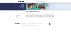 Desktop Screenshot of healthsciences.ncsa.illinois.edu