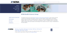 Tablet Screenshot of healthsciences.ncsa.illinois.edu