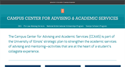 Desktop Screenshot of ccaas.illinois.edu