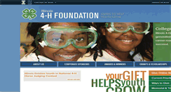 Desktop Screenshot of 4hfoundation.illinois.edu