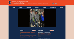 Desktop Screenshot of biophysics.illinois.edu