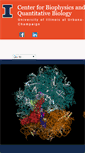 Mobile Screenshot of biophysics.illinois.edu