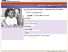 Tablet Screenshot of ebt-link.illinois.gov