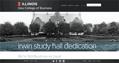 Desktop Screenshot of business.illinois.edu