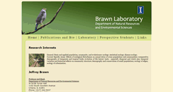 Desktop Screenshot of brawn.nres.illinois.edu