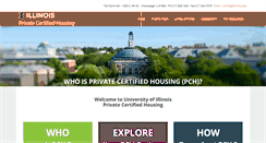 Desktop Screenshot of certified.housing.illinois.edu