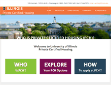 Tablet Screenshot of certified.housing.illinois.edu
