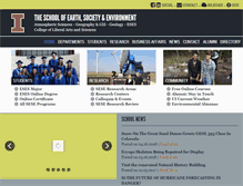 Tablet Screenshot of earth.illinois.edu
