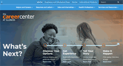 Desktop Screenshot of careercenter.illinois.edu