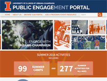 Tablet Screenshot of engage.illinois.edu