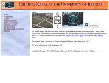 Tablet Screenshot of pbk.illinois.edu