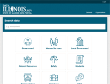 Tablet Screenshot of data.illinois.gov