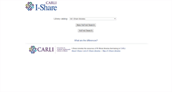 Desktop Screenshot of i-share.carli.illinois.edu