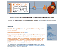 Tablet Screenshot of biomedsym.beckman.illinois.edu