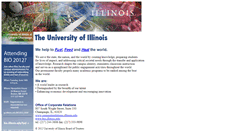 Desktop Screenshot of bio.illinois.edu