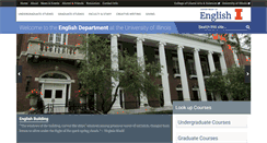 Desktop Screenshot of english.illinois.edu