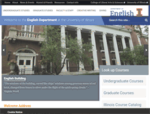 Tablet Screenshot of english.illinois.edu