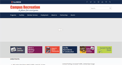 Desktop Screenshot of campusrec.illinois.edu