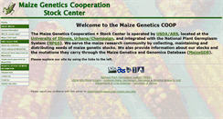 Desktop Screenshot of maizecoop.cropsci.illinois.edu
