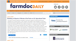 Desktop Screenshot of farmdocdaily.illinois.edu