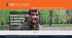 Desktop Screenshot of cee.illinois.edu