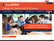 Tablet Screenshot of las.illinois.edu