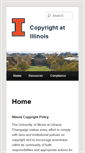 Mobile Screenshot of copyright.illinois.edu