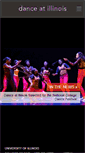 Mobile Screenshot of dance.illinois.edu