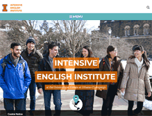 Tablet Screenshot of iei.illinois.edu
