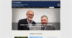 Desktop Screenshot of inhs.illinois.edu