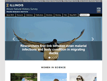 Tablet Screenshot of inhs.illinois.edu