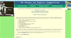 Desktop Screenshot of 50years.lis.illinois.edu