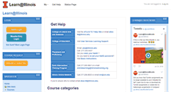 Desktop Screenshot of learn.illinois.edu