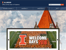 Tablet Screenshot of odos.illinois.edu