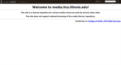 Desktop Screenshot of media.itcs.illinois.edu