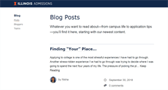 Desktop Screenshot of blog.admissions.illinois.edu