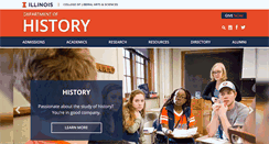 Desktop Screenshot of history.illinois.edu