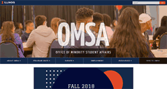 Desktop Screenshot of omsa.illinois.edu