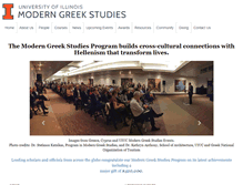 Tablet Screenshot of moderngreek.illinois.edu