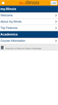 Mobile Screenshot of my.illinois.edu