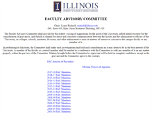 Tablet Screenshot of fac.illinois.edu