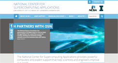 Desktop Screenshot of ncsa.illinois.edu