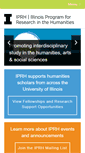Mobile Screenshot of iprh.illinois.edu