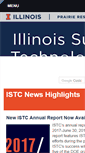 Mobile Screenshot of istc.illinois.edu