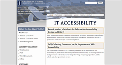 Desktop Screenshot of itaccessibility.illinois.edu