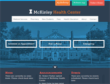 Tablet Screenshot of mckinley.illinois.edu