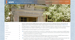 Desktop Screenshot of mspe.illinois.edu