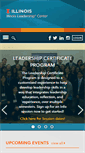 Mobile Screenshot of leadership.illinois.edu