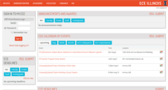 Desktop Screenshot of my.ece.illinois.edu