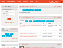 Tablet Screenshot of my.ece.illinois.edu